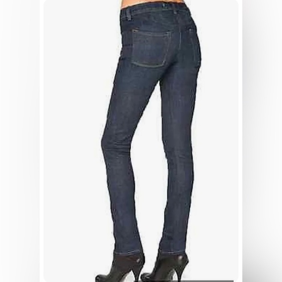 J BRAND JEANS Dark Indigo STIN 9512 Stockholm SKINNY Slim 5-POCKET 25 jeans - Picture 2 of 11